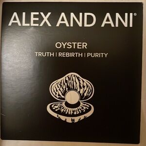 Alex and Ani Oyster Charm Bangle